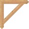 Ekena Millwork Traditional Arts & Crafts Smooth Bracket, Western Red Cedar, 3 1/2"W x 28"D x 28"H BKT04X28X28TRA03SWR - alternate 4
